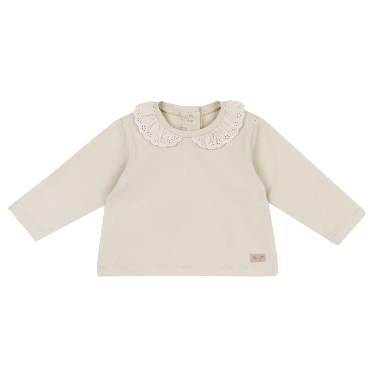 Camisola de Manga Comprida com Gola Bordada Chicco - 0