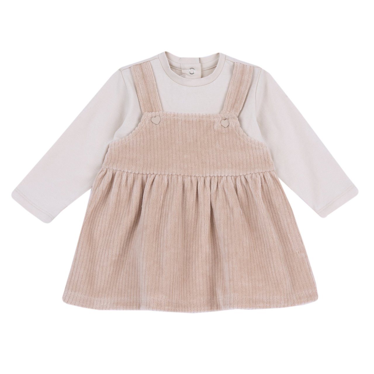 Vestido com Efeito Jardineiras Chicco - 0