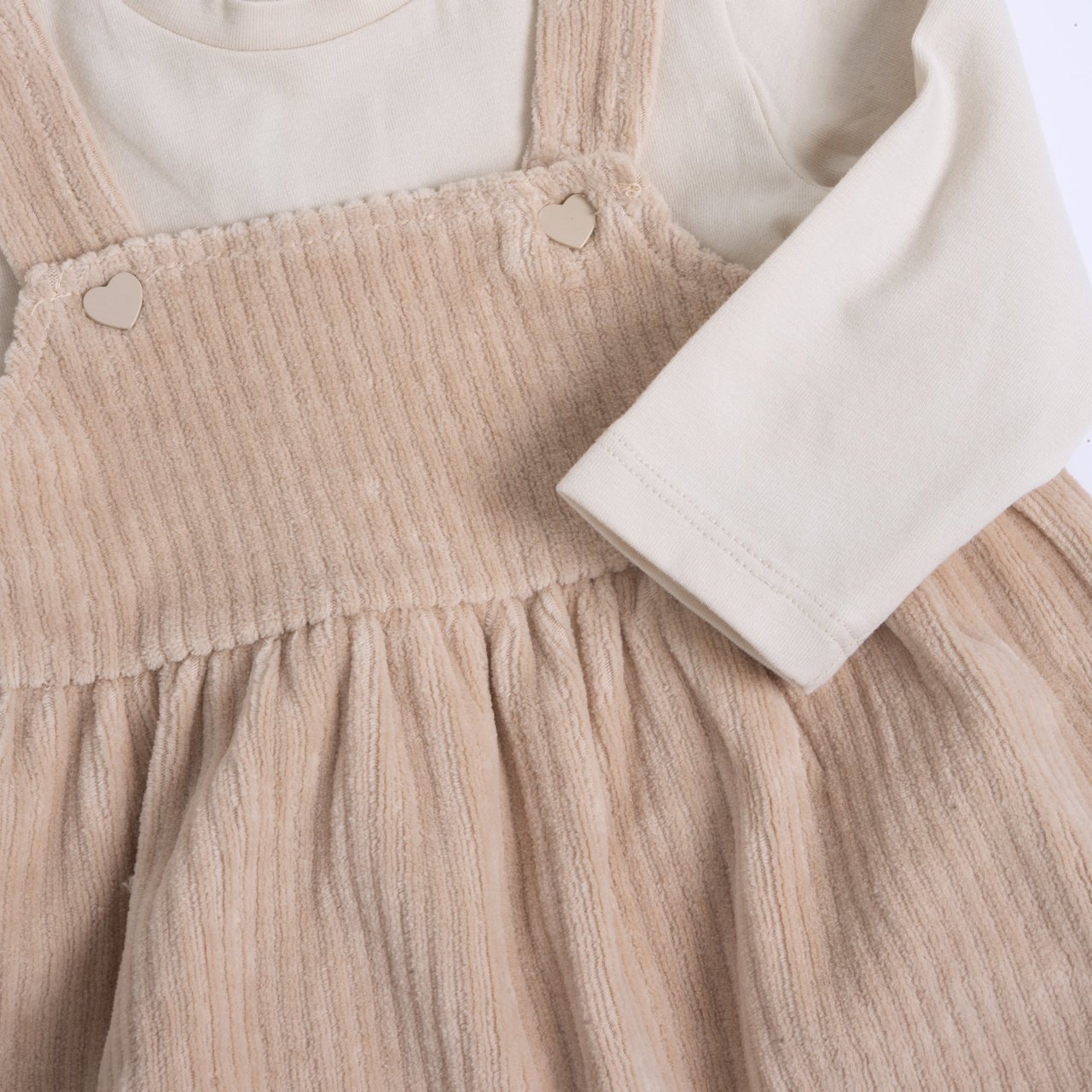 Vestido com Efeito Jardineiras Chicco - 2