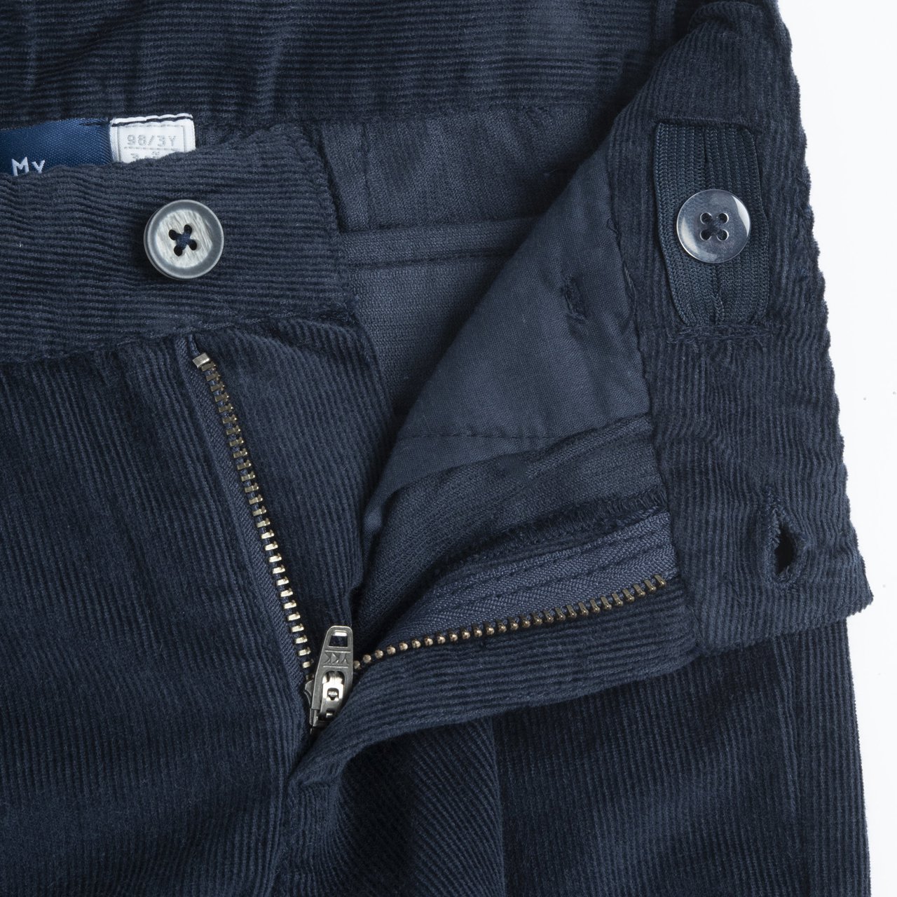 Pantalones Largos de Terciopelo Azules Chicco - 2