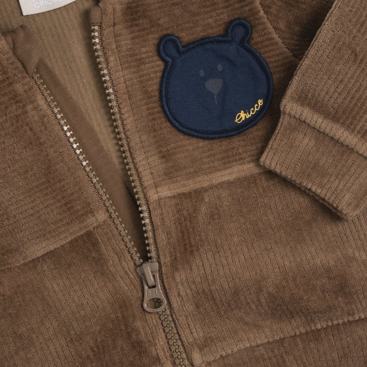 Cardigan aperto con zip e cappuccio Chicco - 2