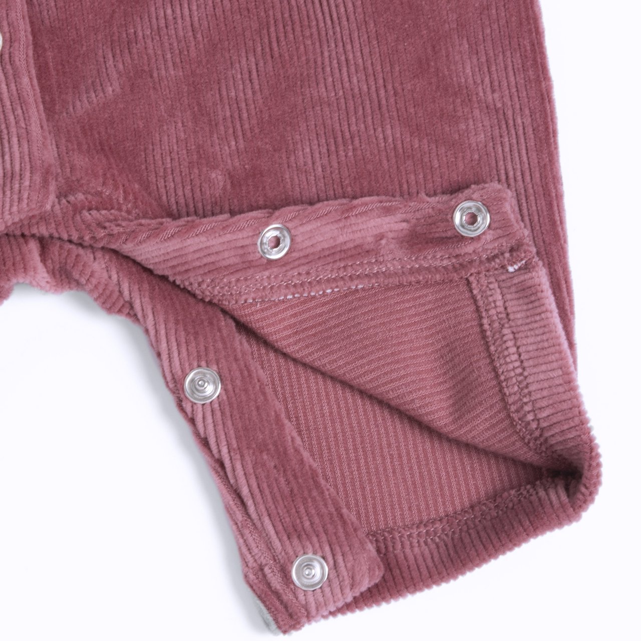 Conjunto de Body de Flores y Peto Largo de Canal&eacute; Rosa Chicco - 2