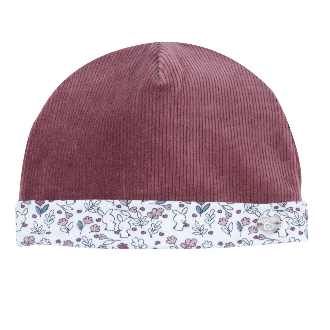 Gorro Canal&eacute; Rosa y con Flores Chicco - 0