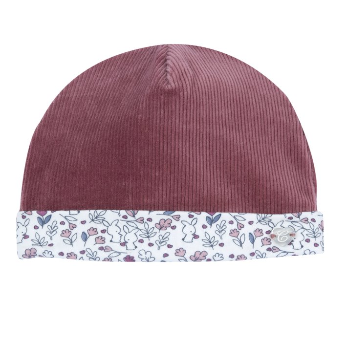 Gorro Canal&eacute; Rosa y con Flores