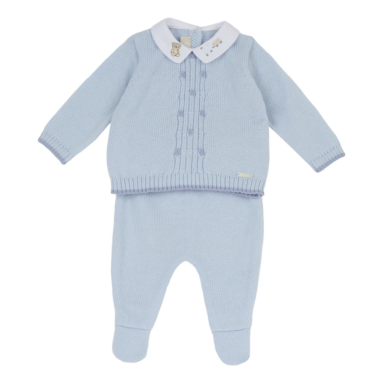 Ensemble pull et pantalon avec petits pieds Chicco - 0