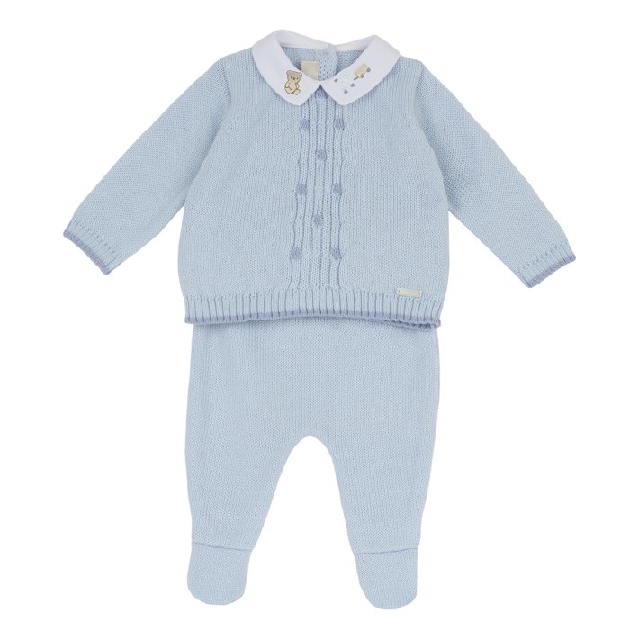 Set met trui en broek met voetjes