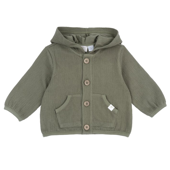 Cardigan con cappuccio