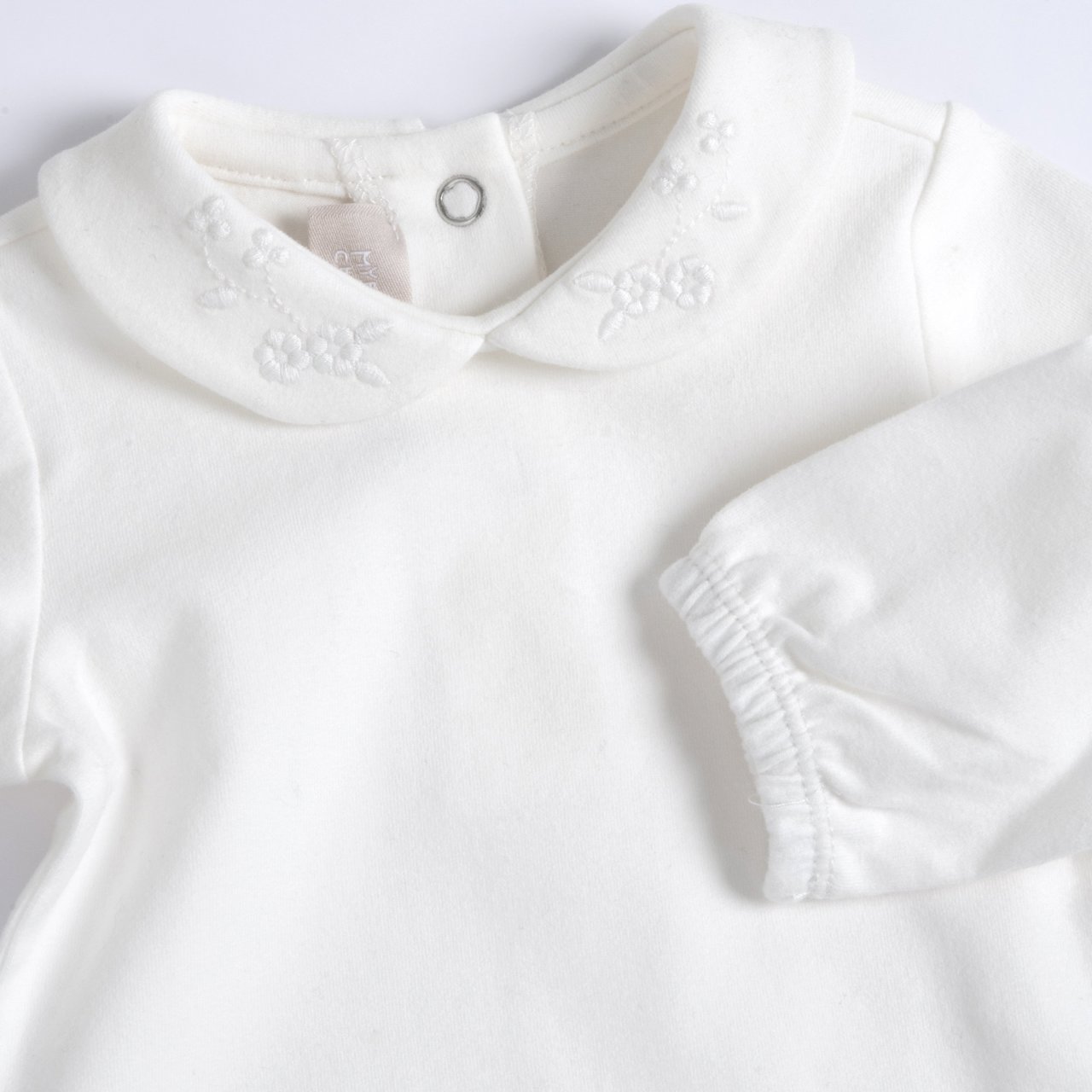 Body Blanco con Bordados en el Cuello Chicco - 2