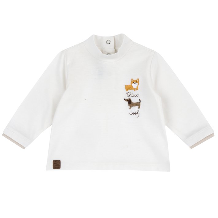 T-shirt manches longues et col montant