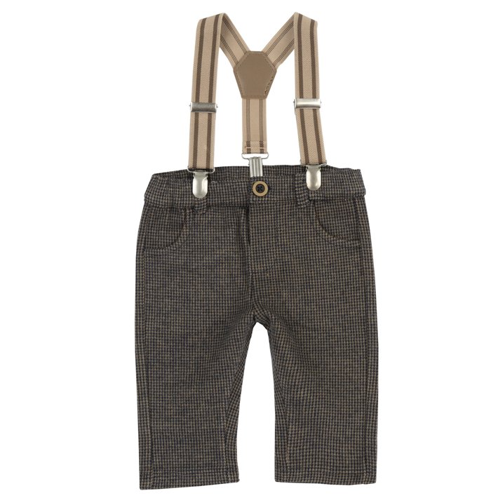 Pantalon &agrave; bretelles