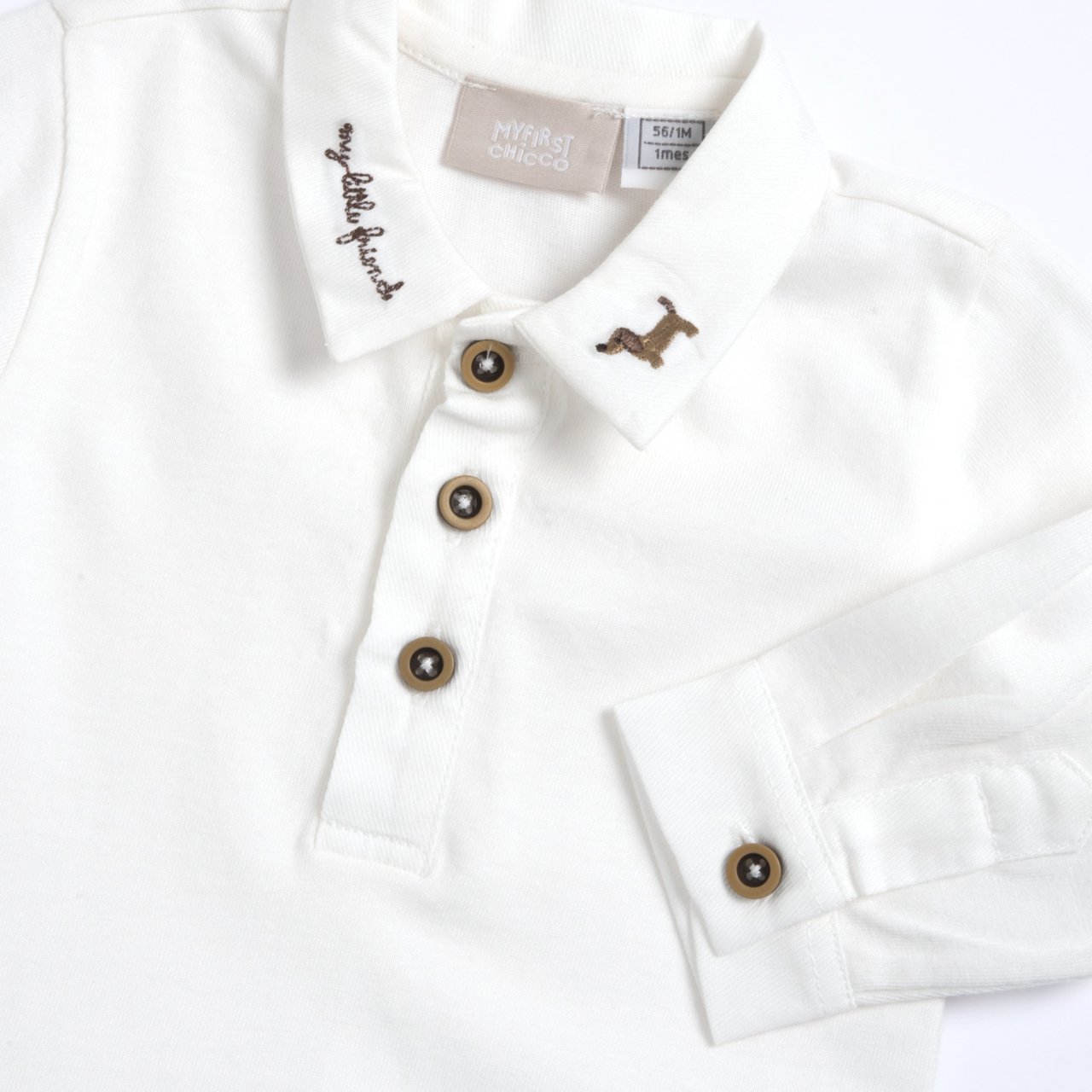 Body Polo Blanco Chicco - 1