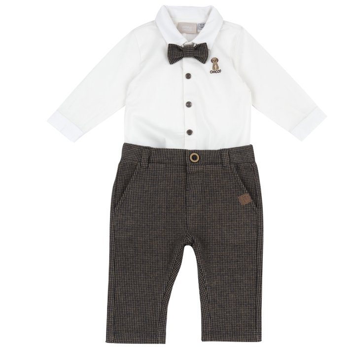 Ensemble body chemise et pantalon 