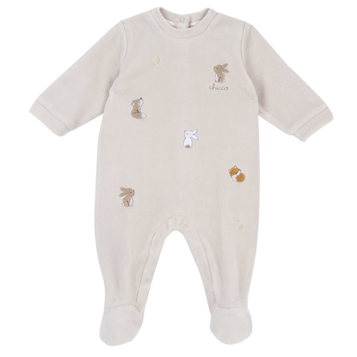 Babygrow Bege com Animais