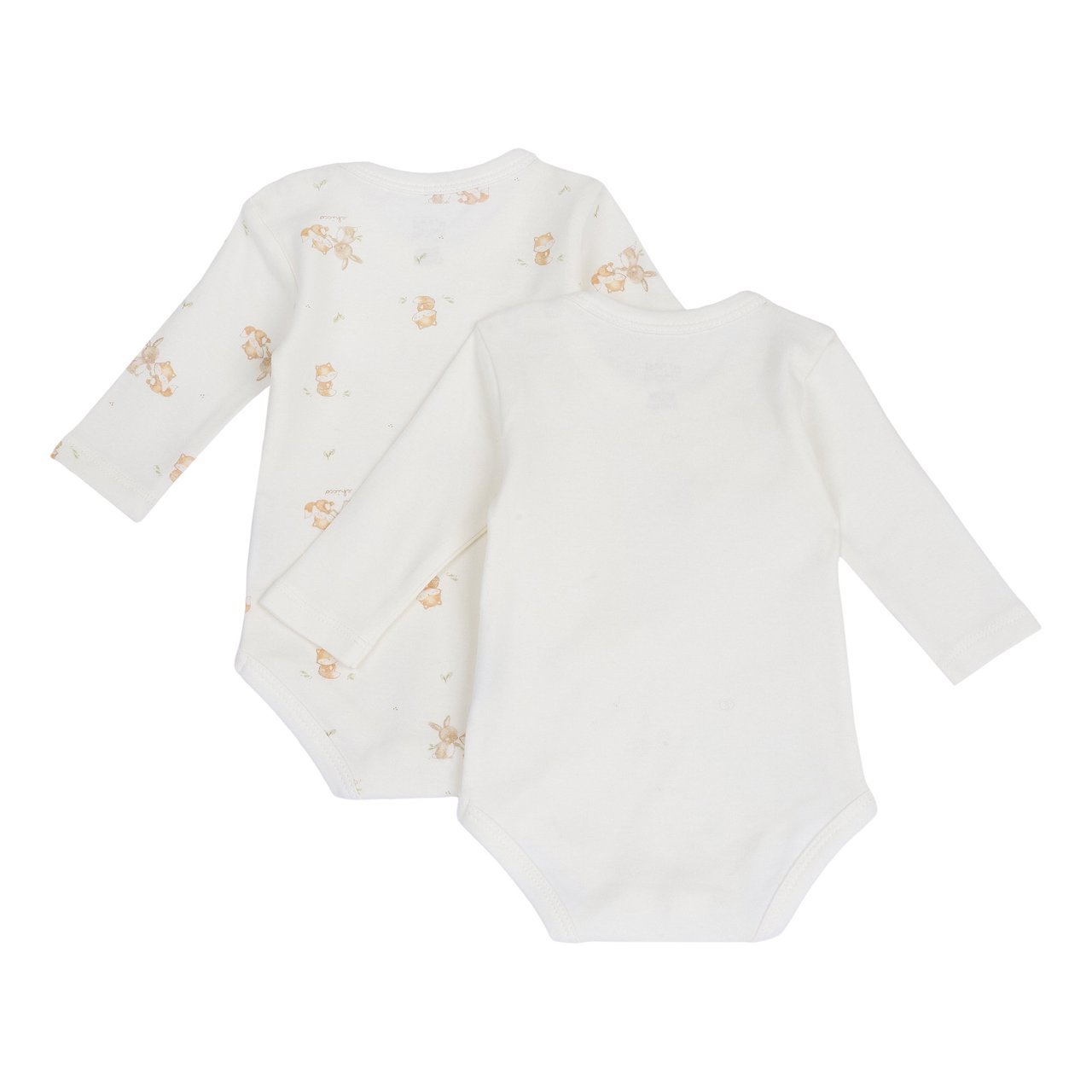 Conjunto de Bodies con Conejitos y Zorros Chicco - 1