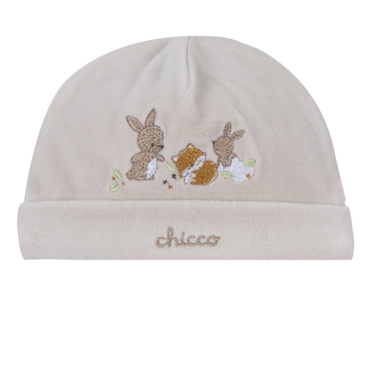 Gorro con Conejitos y Zorro Chicco - 0