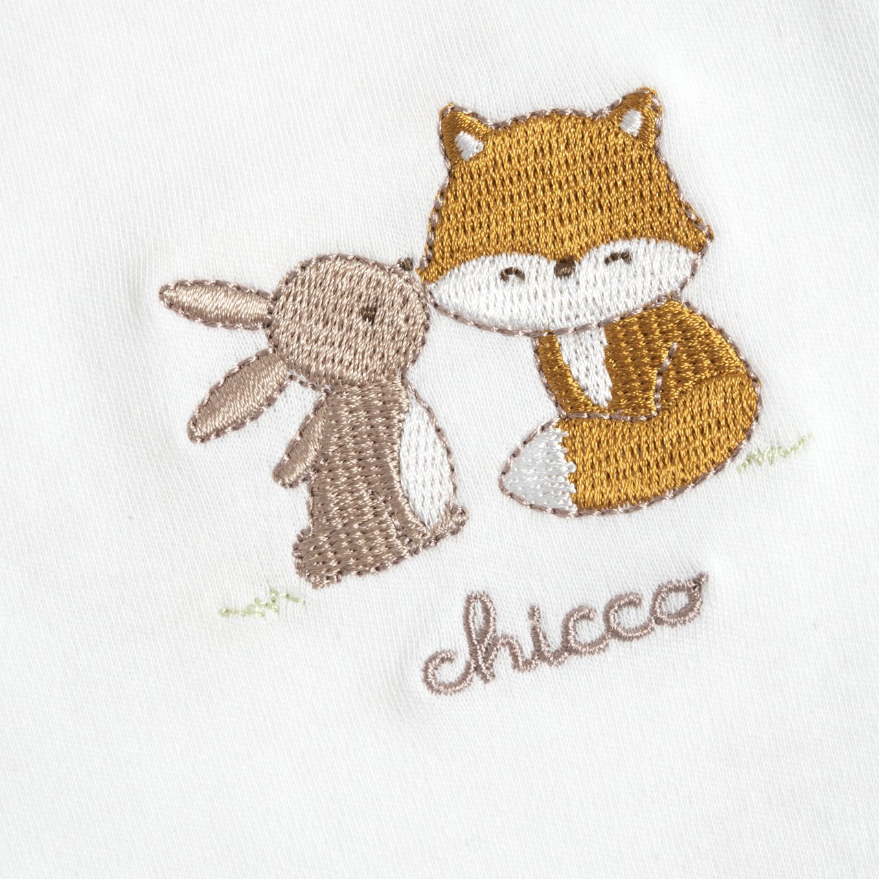 Babero con Conejito y Zorro Chicco - 2
