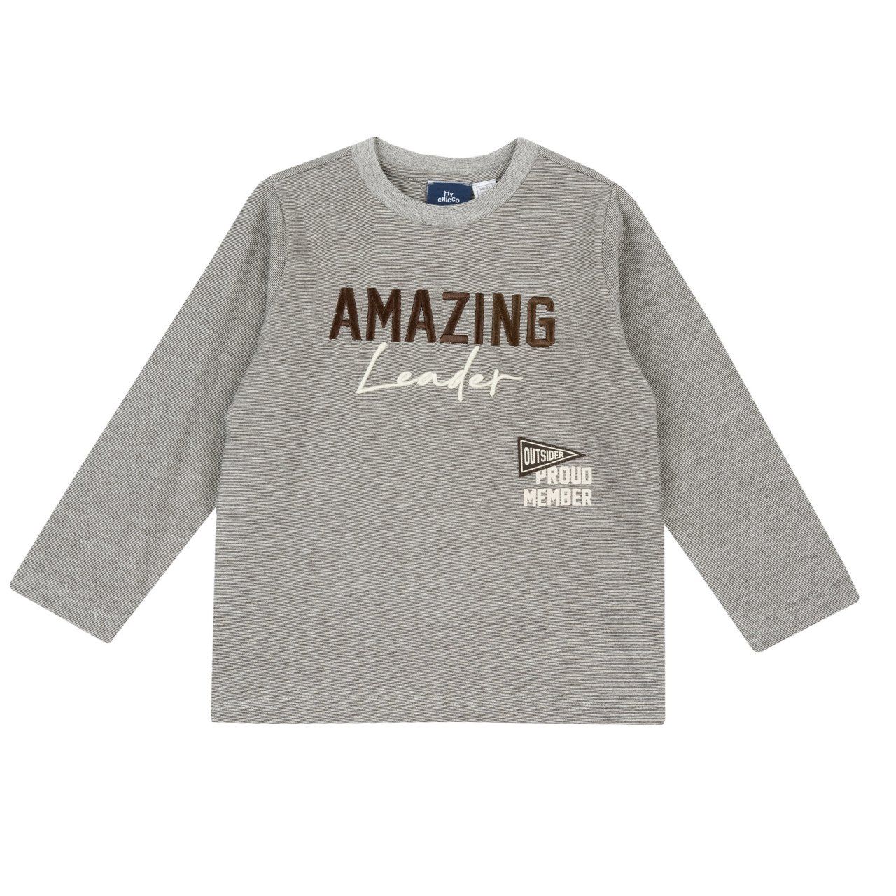 Camisola &agrave;s Riscas "Amazing Leader" Chicco - 0