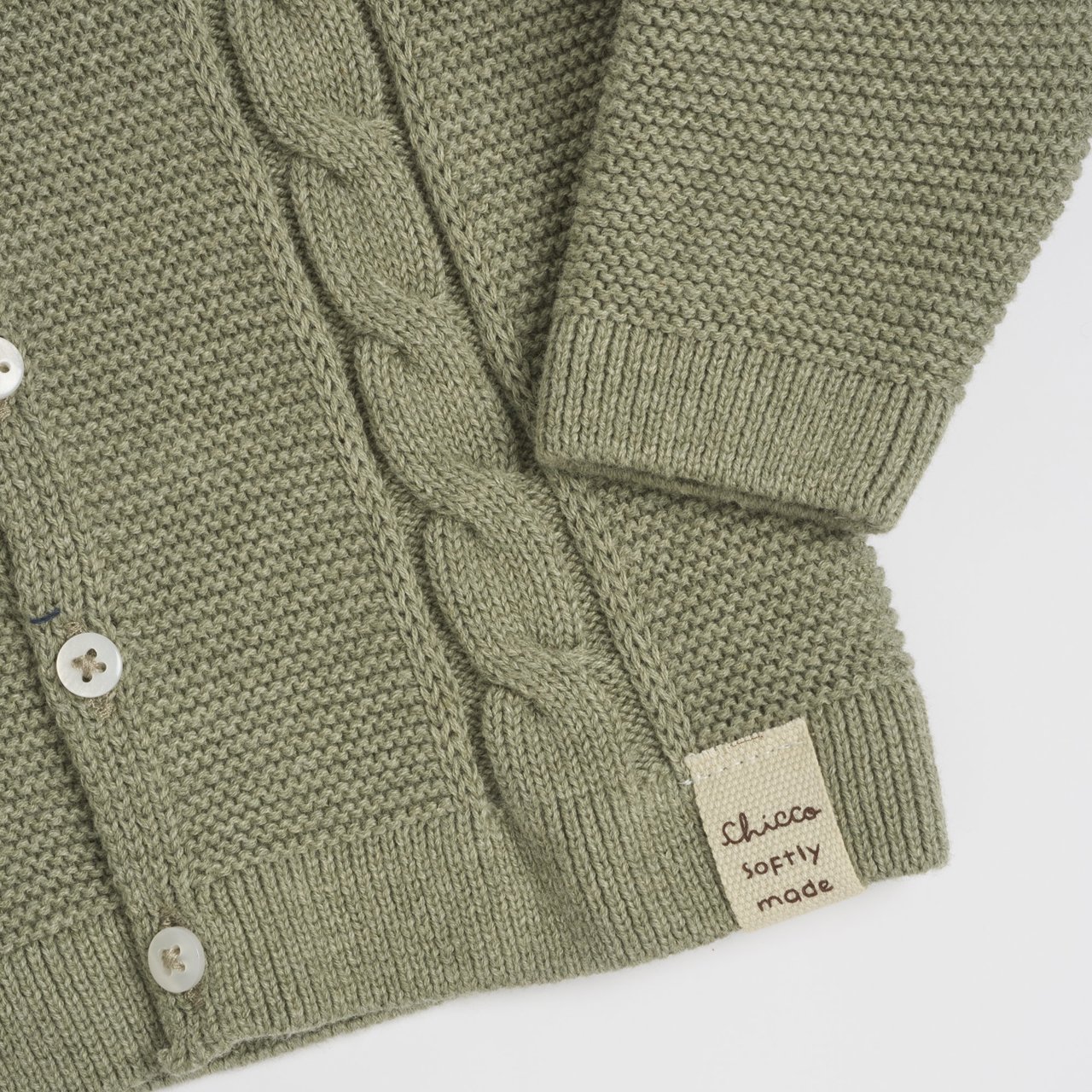 Chaqueta de Punto Verde Chicco - 2