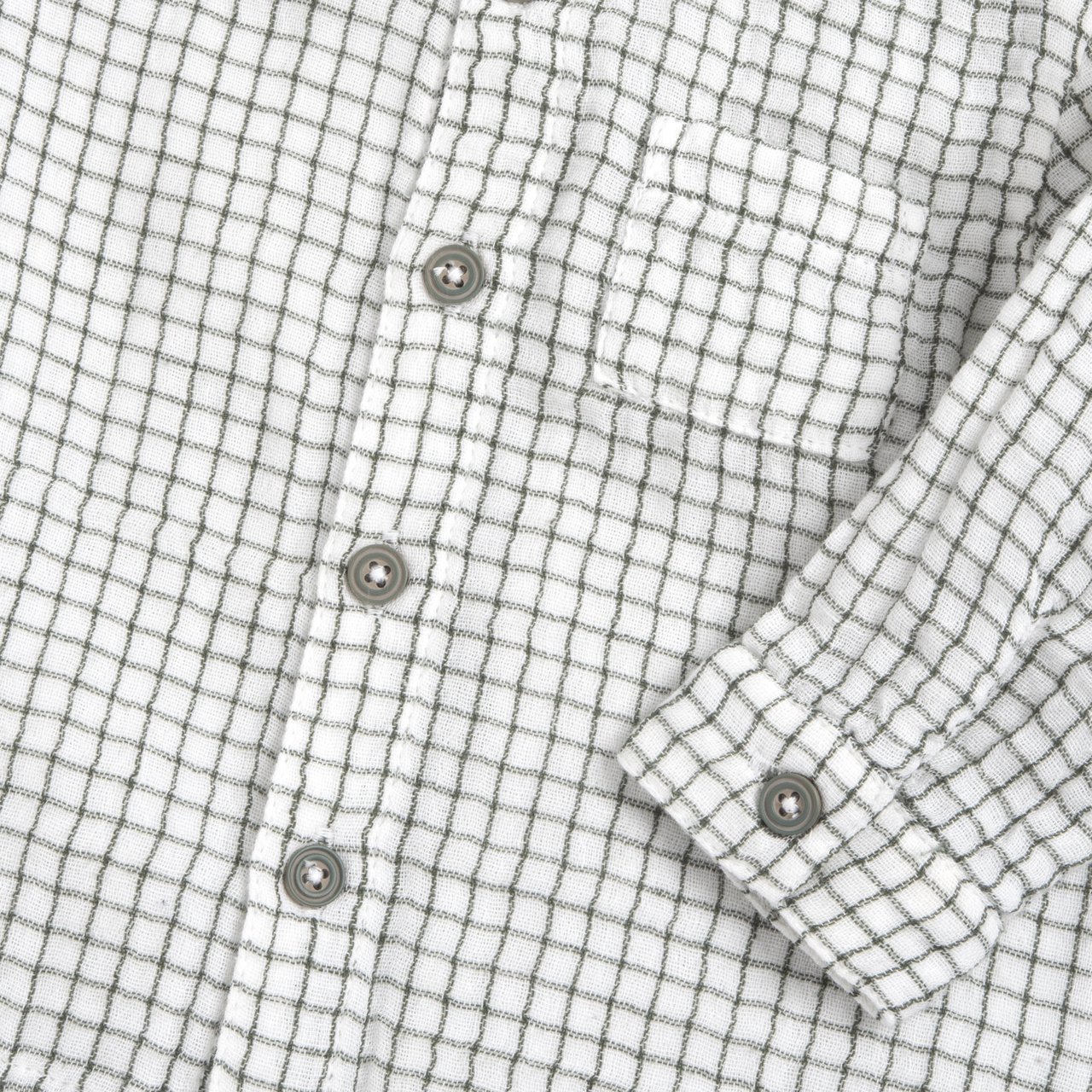 Camisa de Manga Larga de Cuadros Chicco - 2