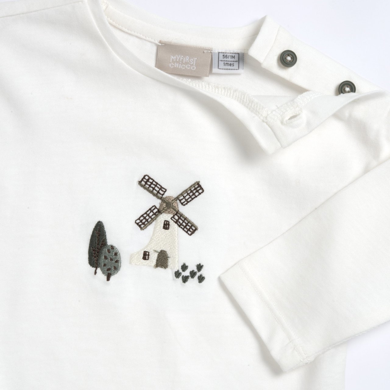 Camiseta Blanca con Molino Chicco - 2
