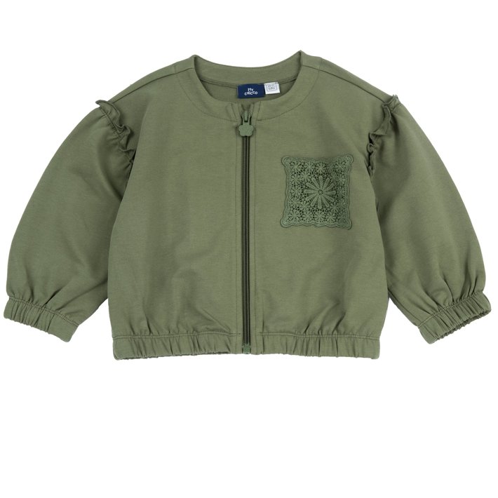 Camisola Verde com Fecho