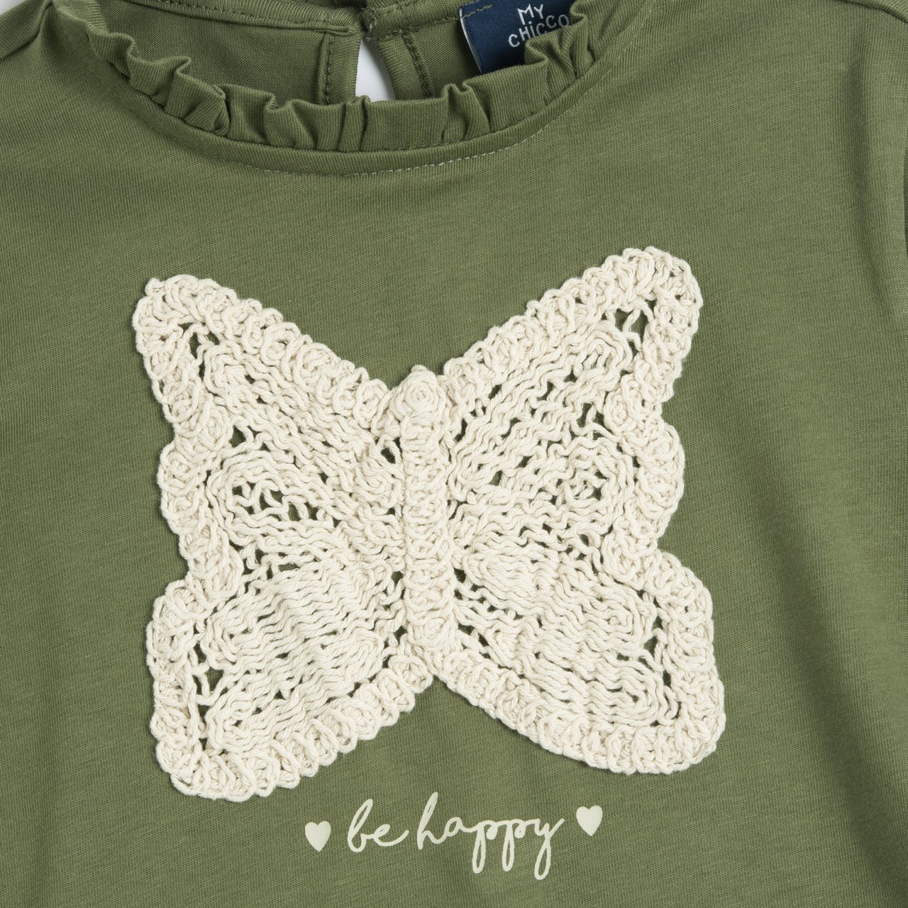 Camiseta Verde con Mariposa Chicco - 2