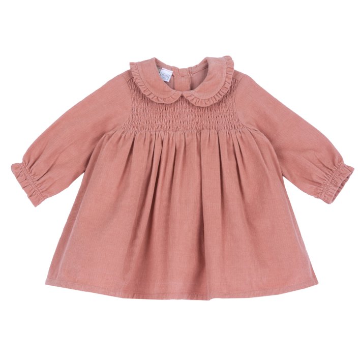 Vestido de Bombazina Rosa 