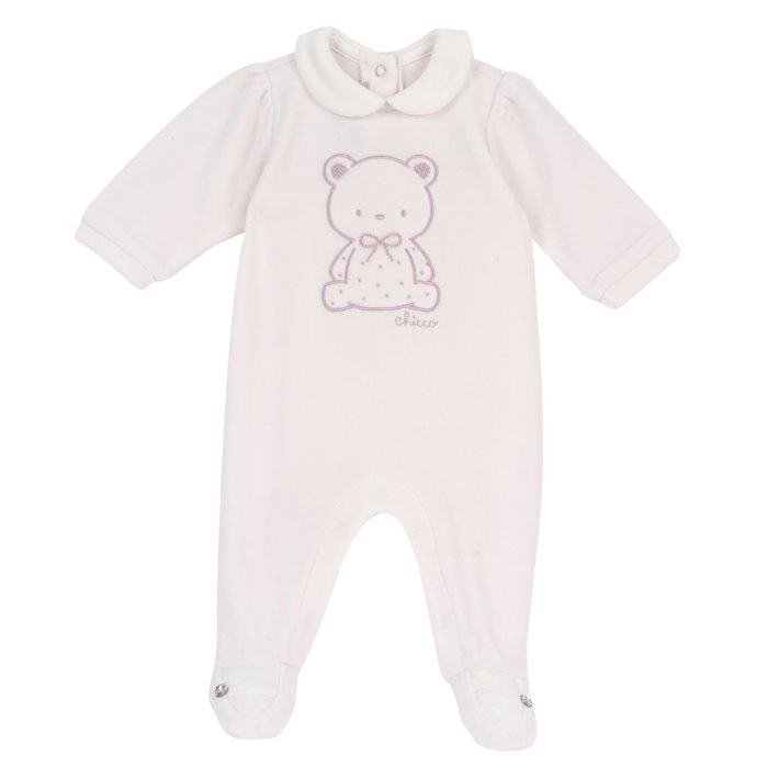 Babygrow Rosa com Ursinho 