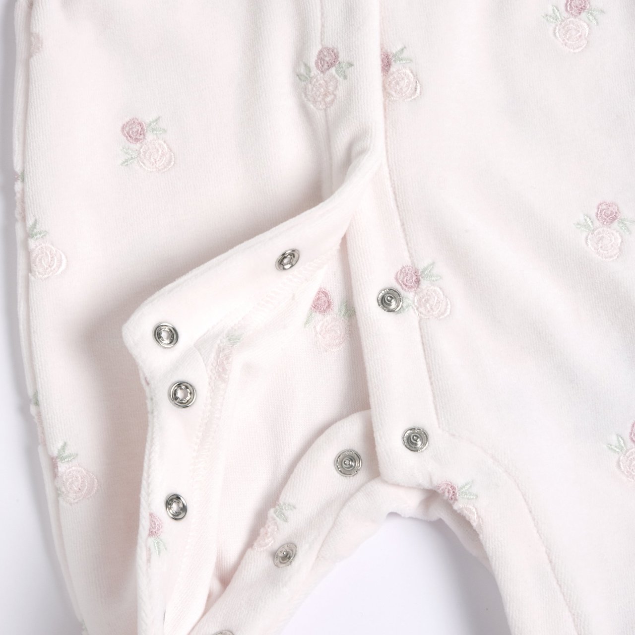 Pelele Rosa Claro con Flores Chicco - 3