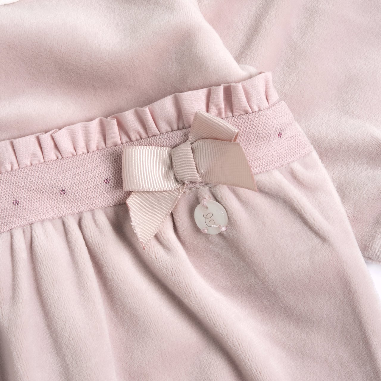 Pelele Rosa Claro con Lazo Chicco - 2