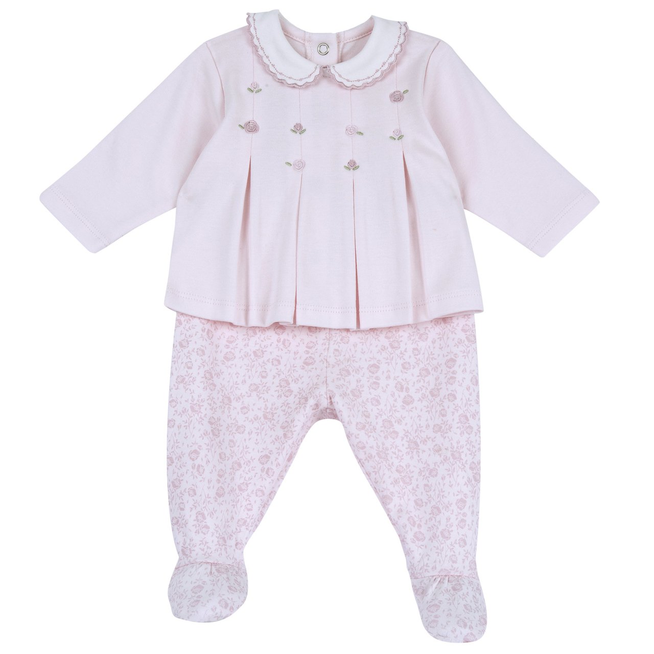 Ensemble pull et pantalon avec petits pieds Chicco - 0