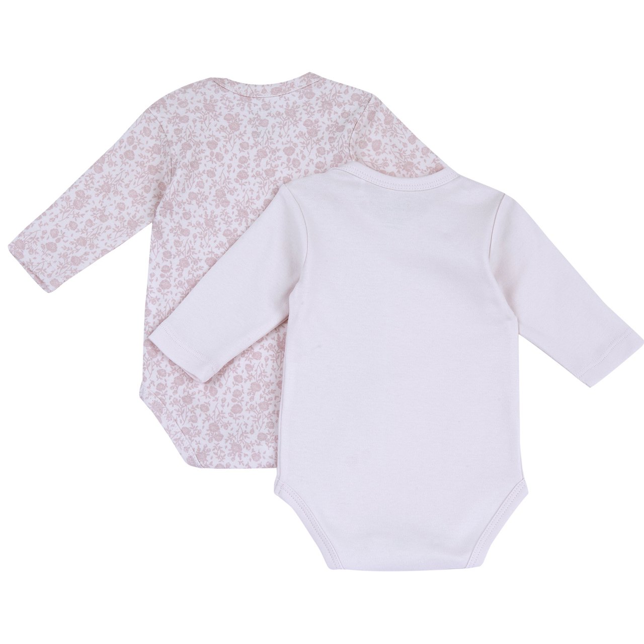 Conjunto de Bodies Rosa con Flores y Ositos Chicco - 1