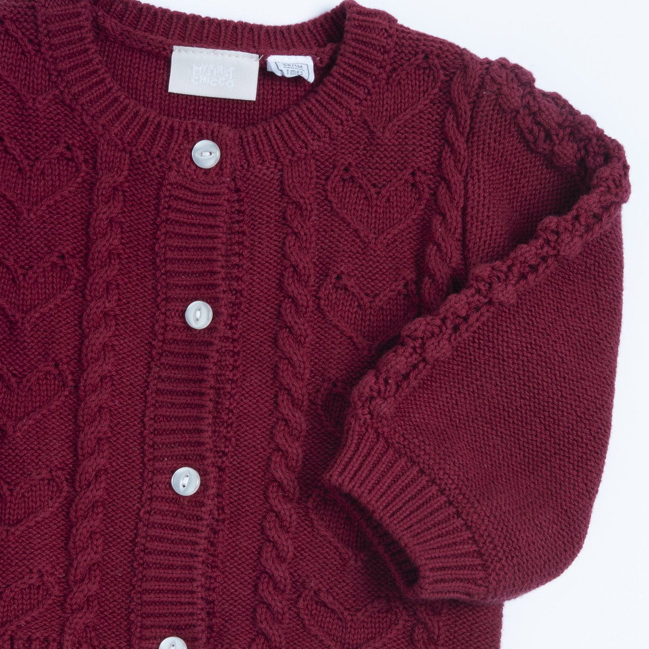 Chaqueta de Punto Roja Chicco - 2