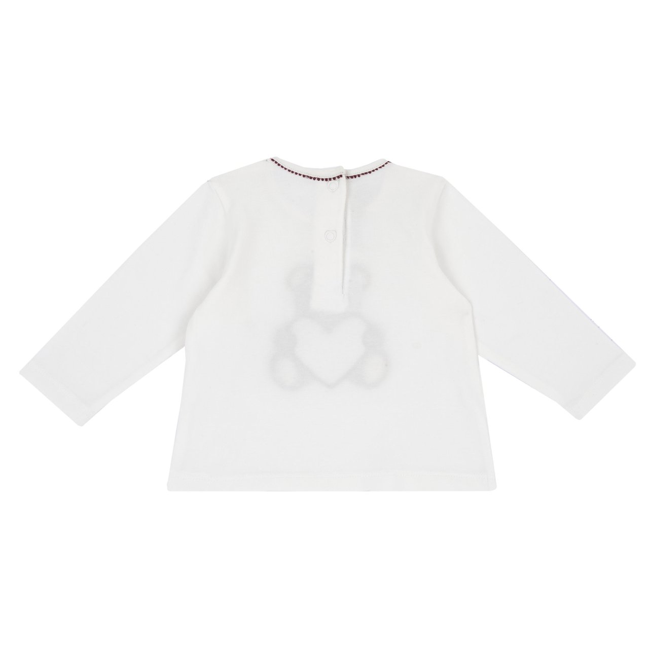 Camiseta dBlanca con Osito y Coraz&oacute;n Chicco - 1