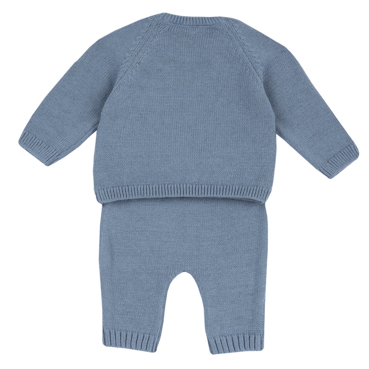 Conjunto de Camiseta y Pantalones de Punto Azul Chicco - 1