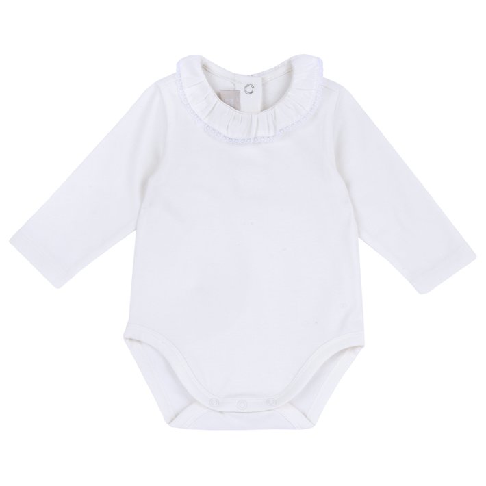 Body de Manga Comprida Branco