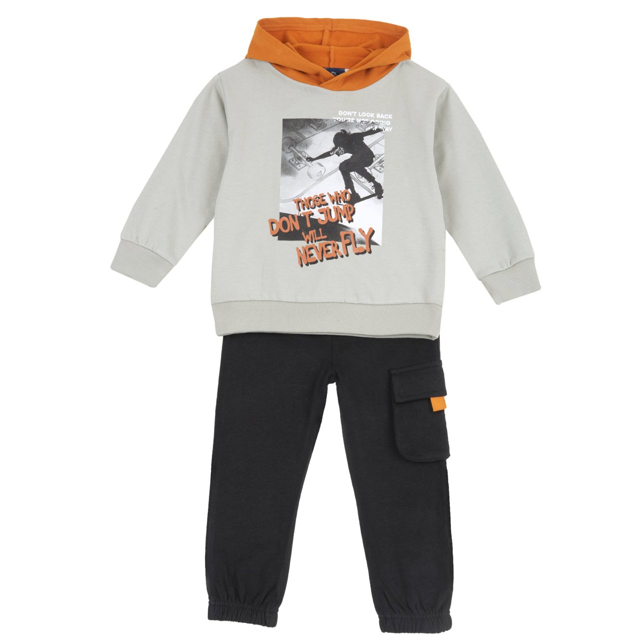 Completo felpa con cappuccio e pantaloni Chicco - 0