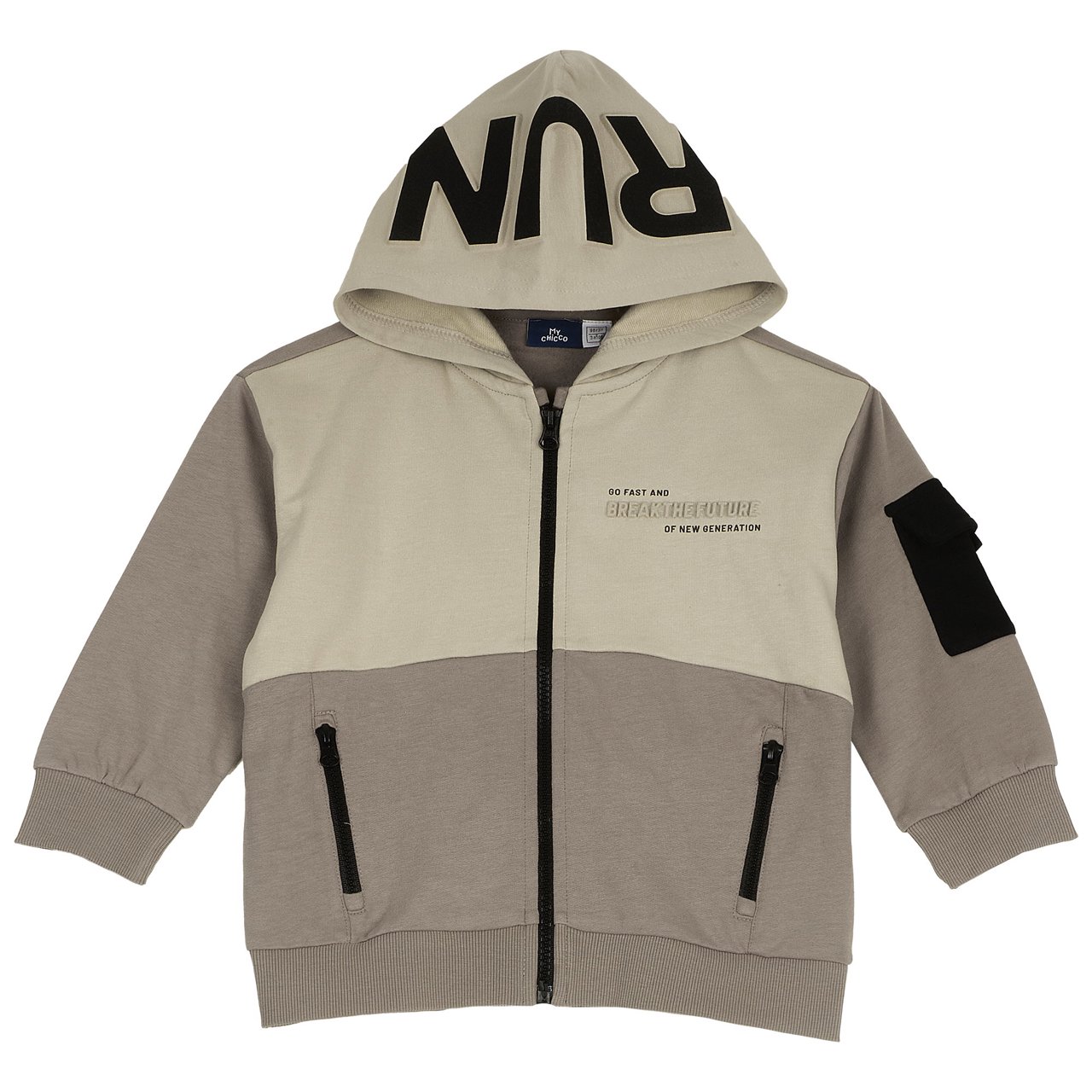 Completo felpa con cappuccio e pantaloni Chicco - 2