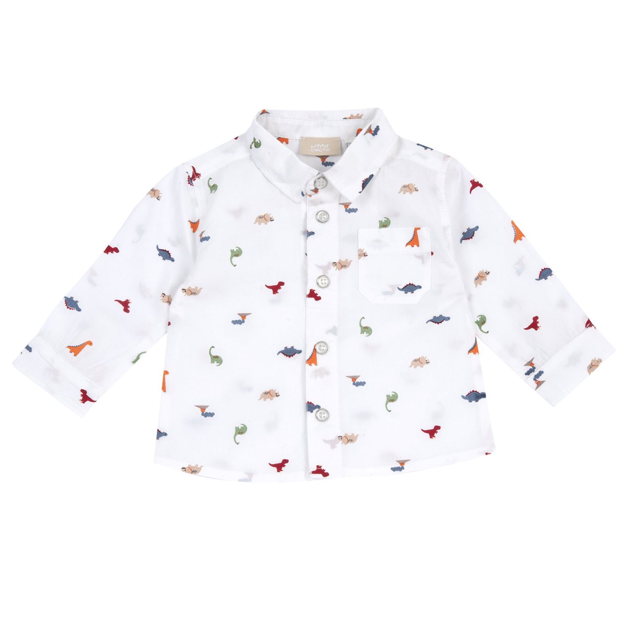 Camicia manica lunga fantasia Chicco - 0