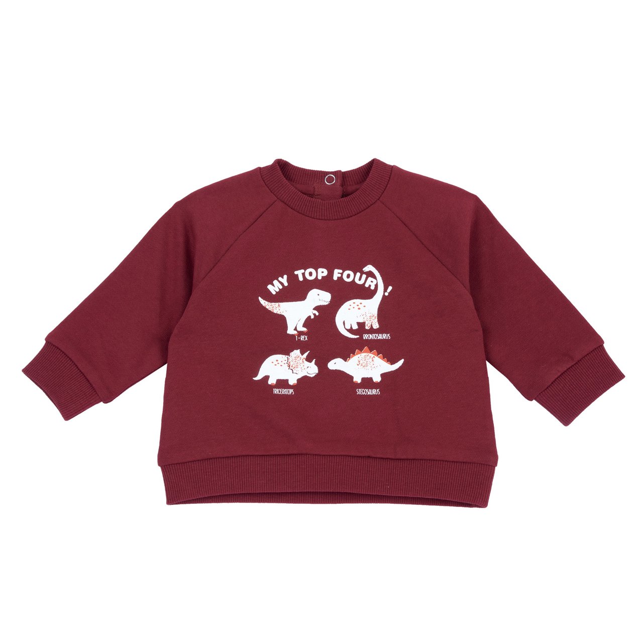 Camisola Vermelha com Dinossauros Chicco - 0
