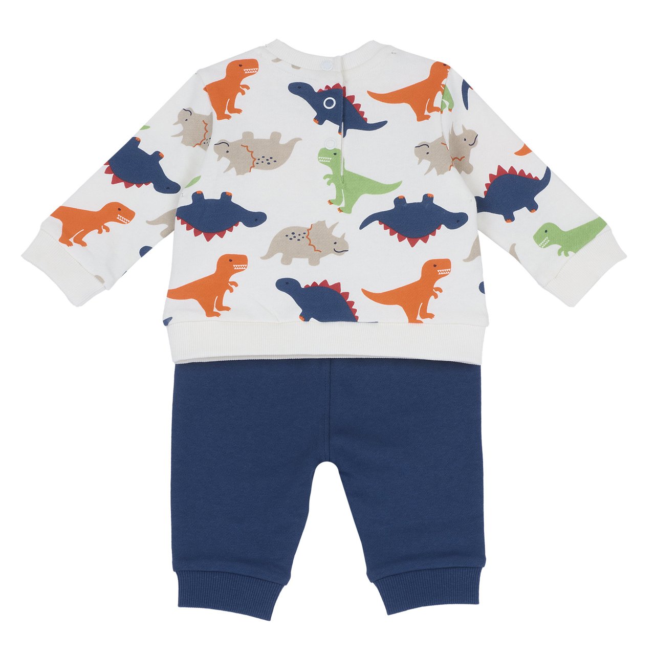 Conjunto de Camisola com Dinossauros e Cal&ccedil;as Azuis Chicco - 1