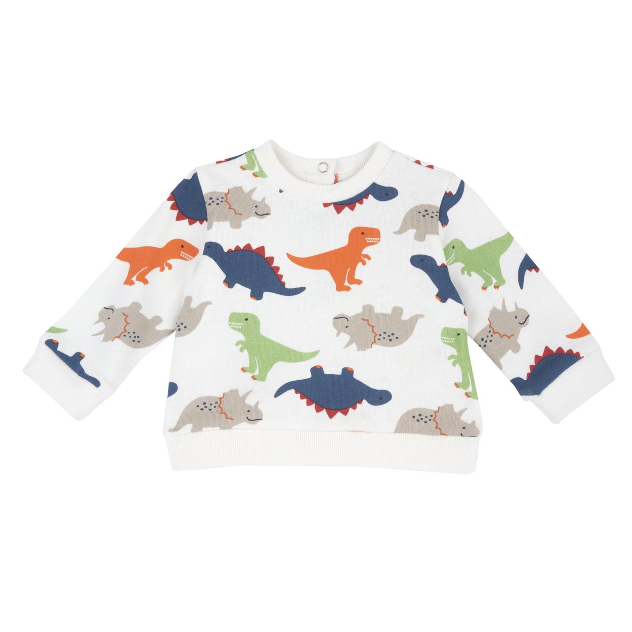 Conjunto de Camisola com Dinossauros e Cal&ccedil;as Azuis Chicco - 4