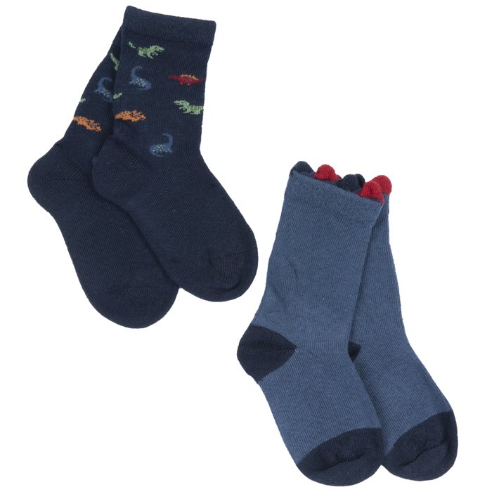 Conjunto de Dois Pares de Meias Dinossauros
