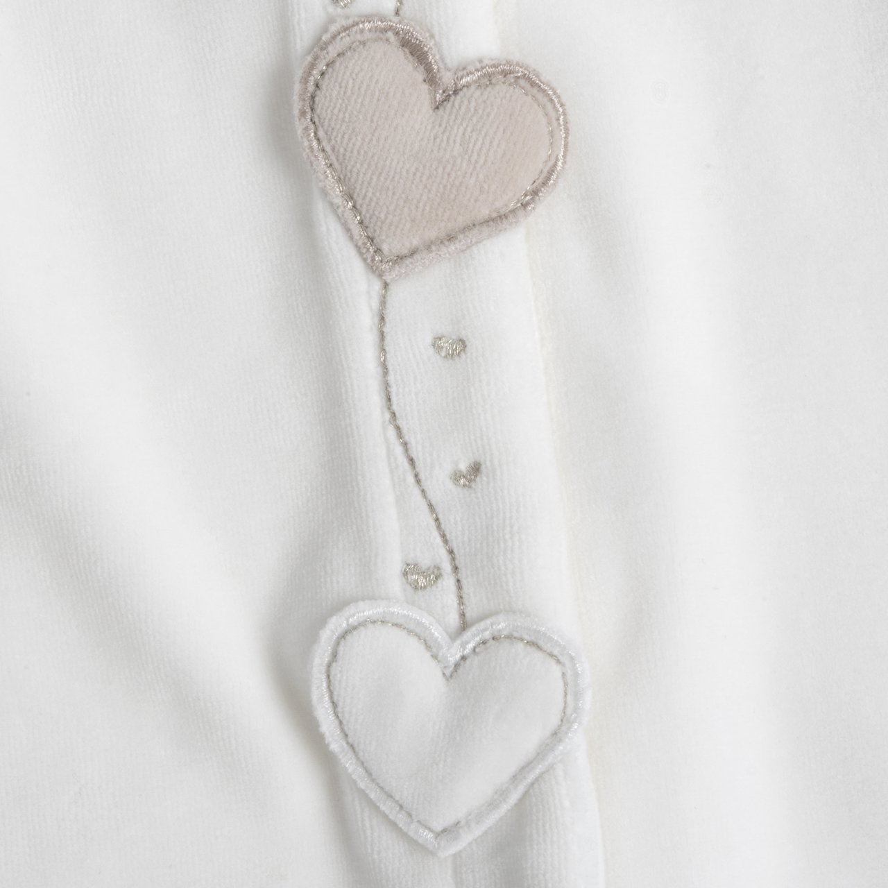 Pelele Blanco con Corazones Chicco - 3