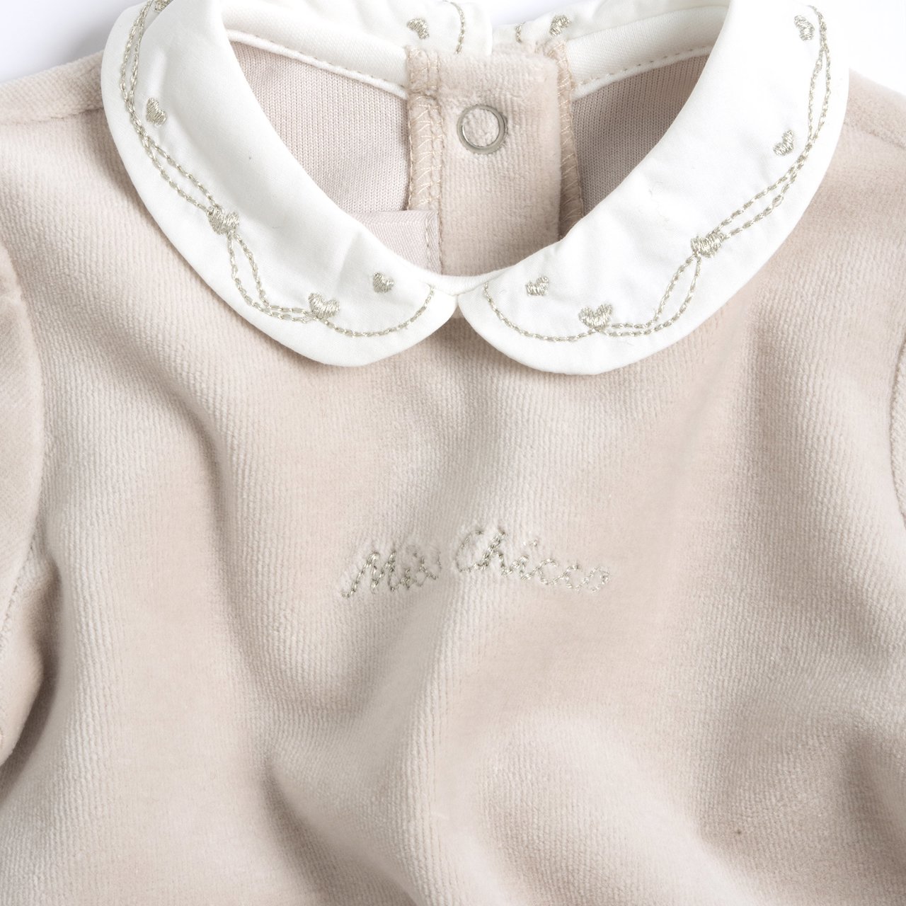 Pelele Beige con Corazones Chicco - 2