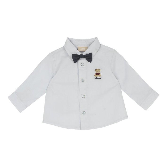 Camicia manica lunga con papillon