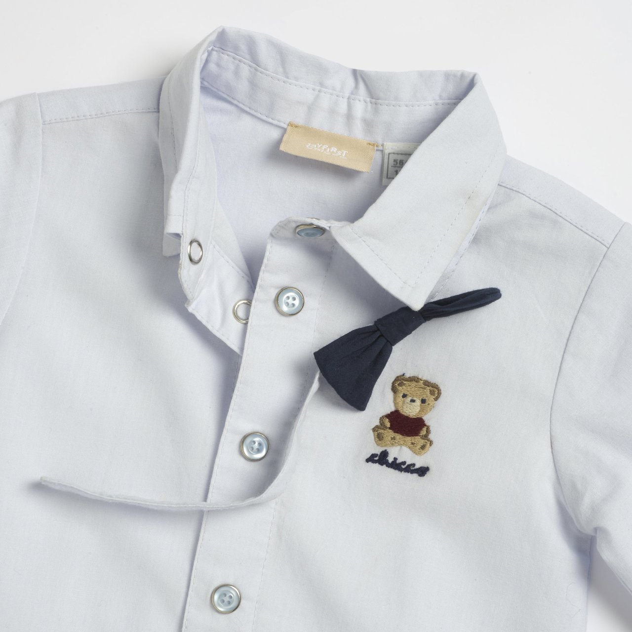 Camicia manica lunga con papillon Chicco - 2