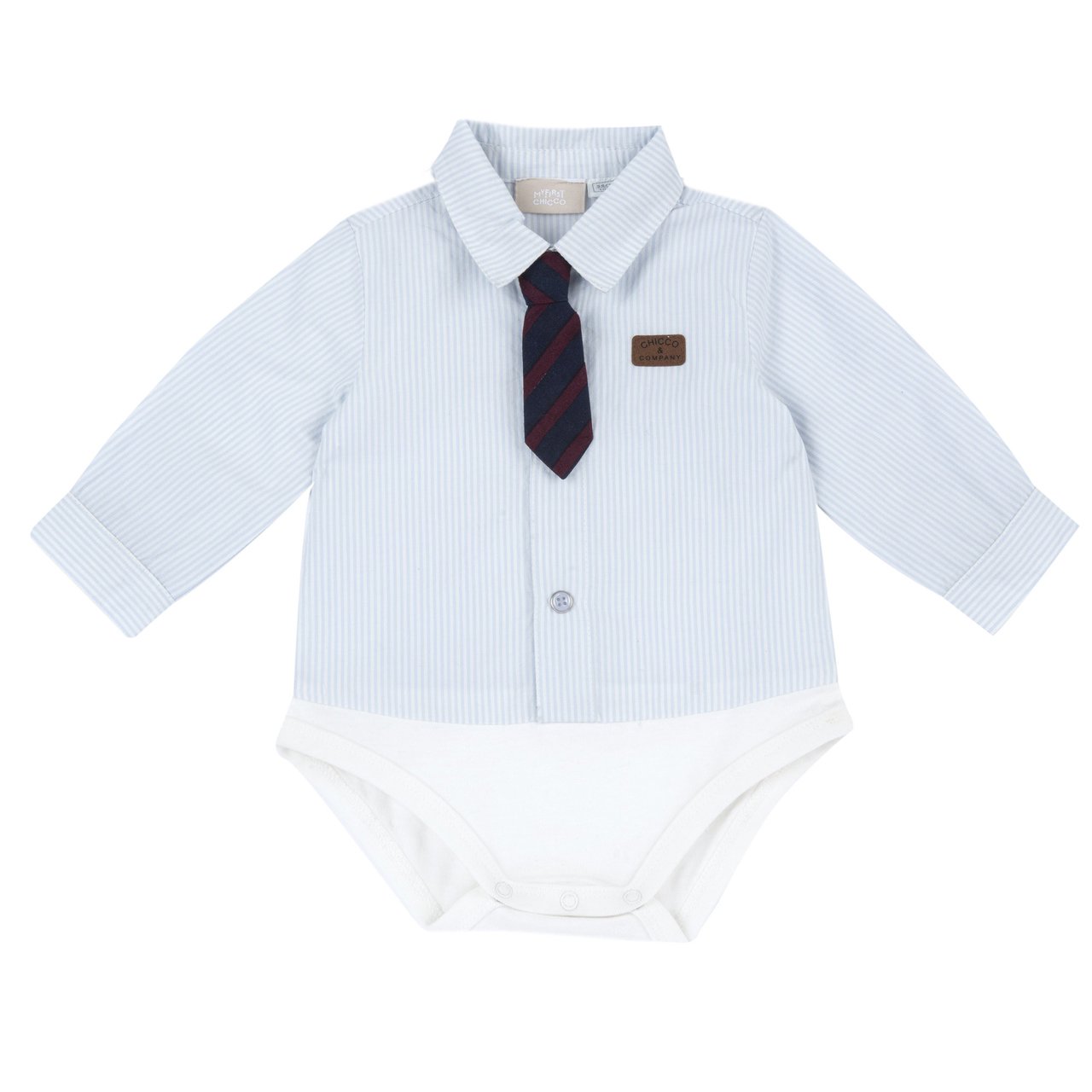 Body Camisa Azul con Corbata Chicco - 0