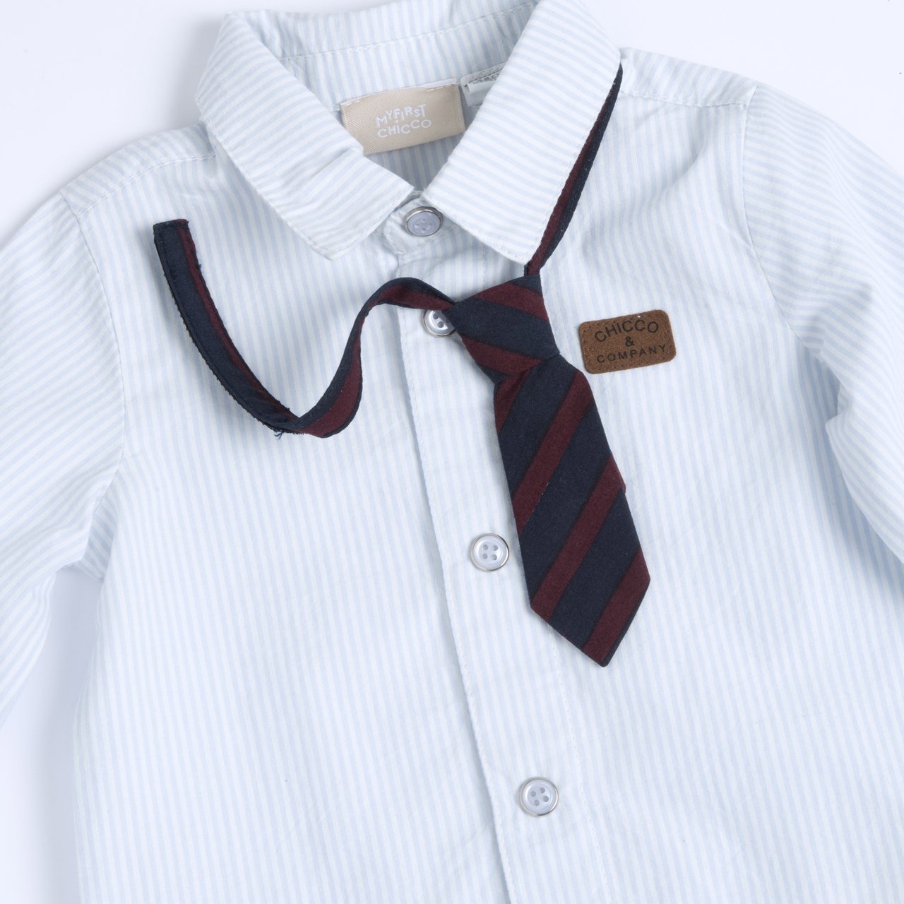 Body Camisa Azul con Corbata Chicco - 2