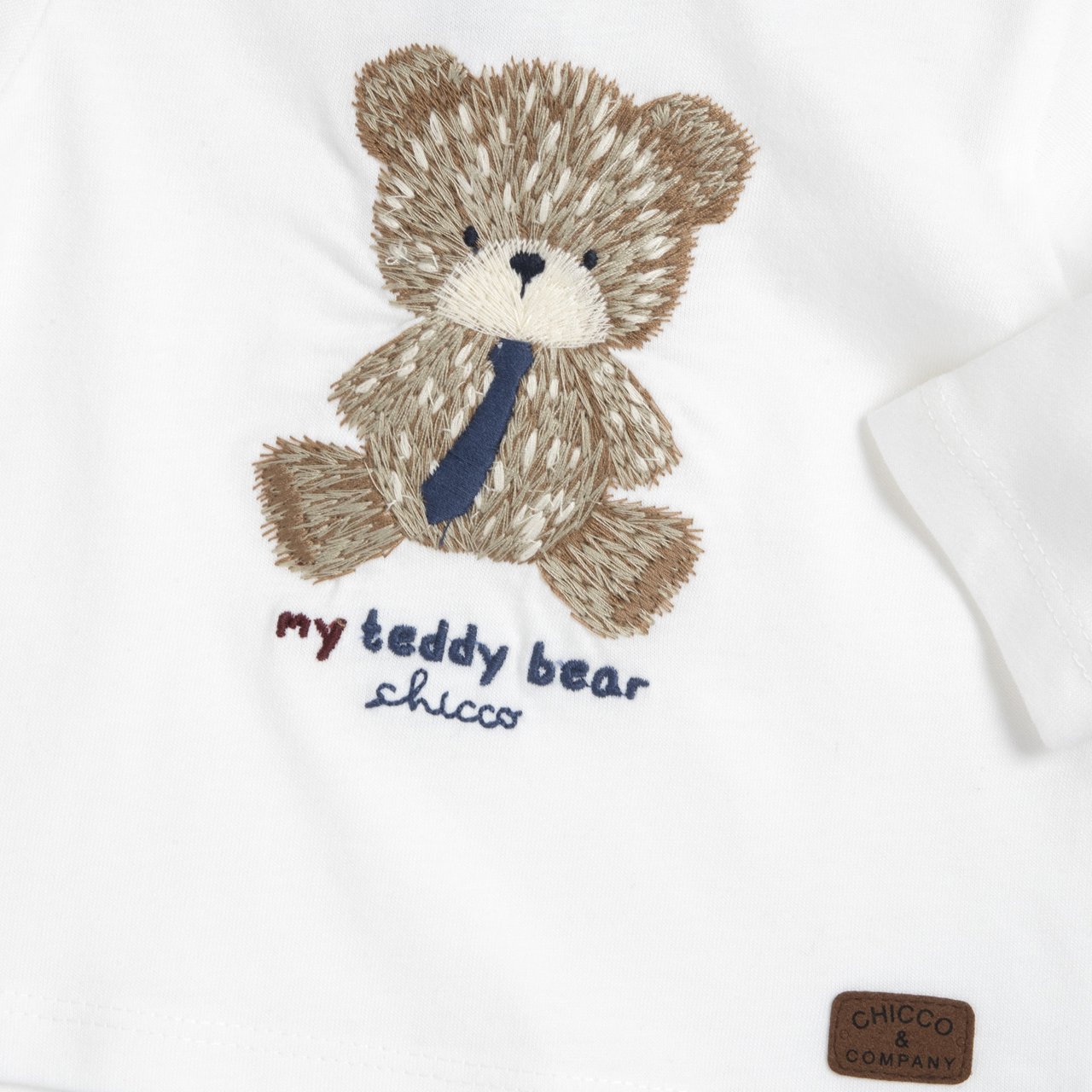 Camiseta Blanca con Osito Chicco - 2